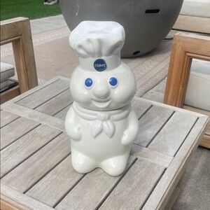 Pillsbury White Cookie Jar